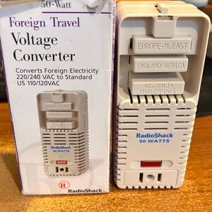 Foreign travel voltage converter